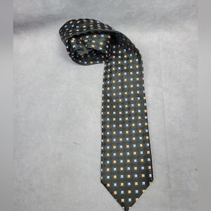 Emenegildo Zegna geometric 100% Silk Office Career Business Formal  Tie‎